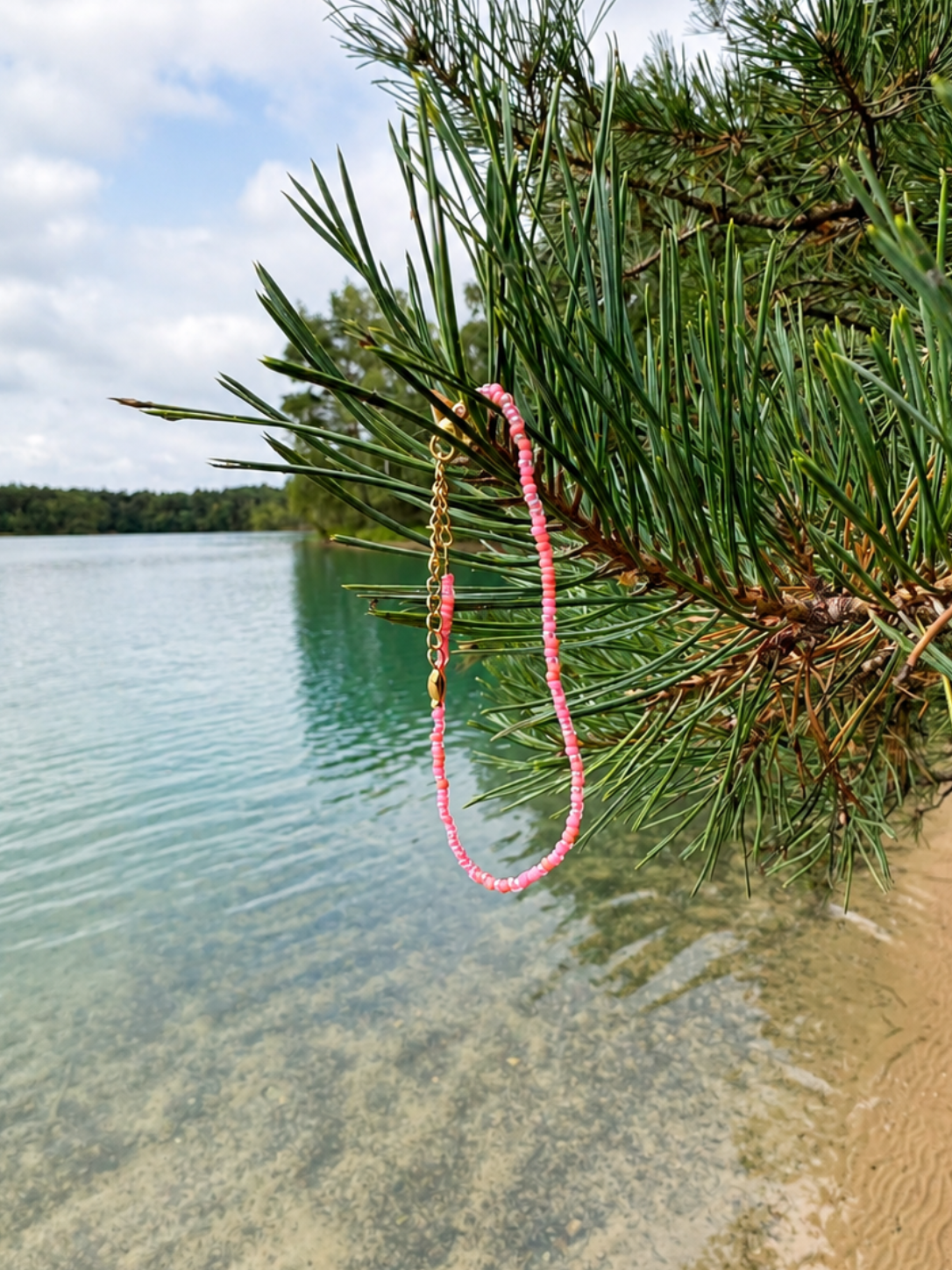 Blossom Pink Anklet
